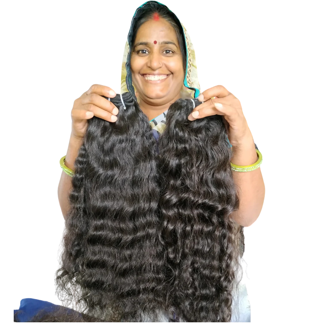 Original RawMi Authentic Indian Curly Hair Extensions – 100% Raw