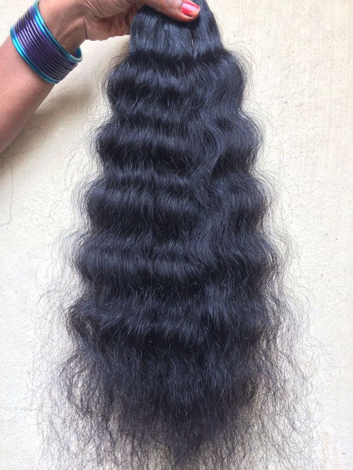 Original RawMi Authentic Indian Wavy Hair Extensions - 100% Raw